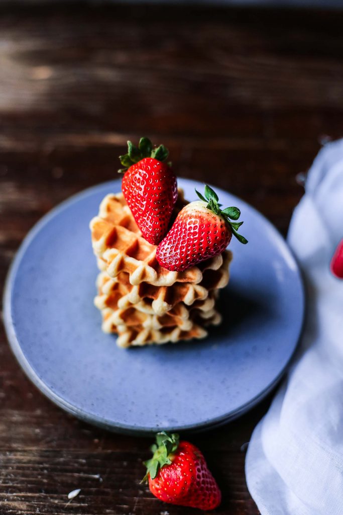 Waffle alla vaniglia
