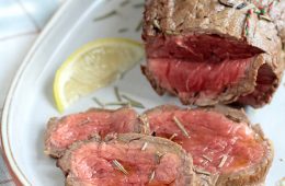 Roast beef al forno al vino rosso
