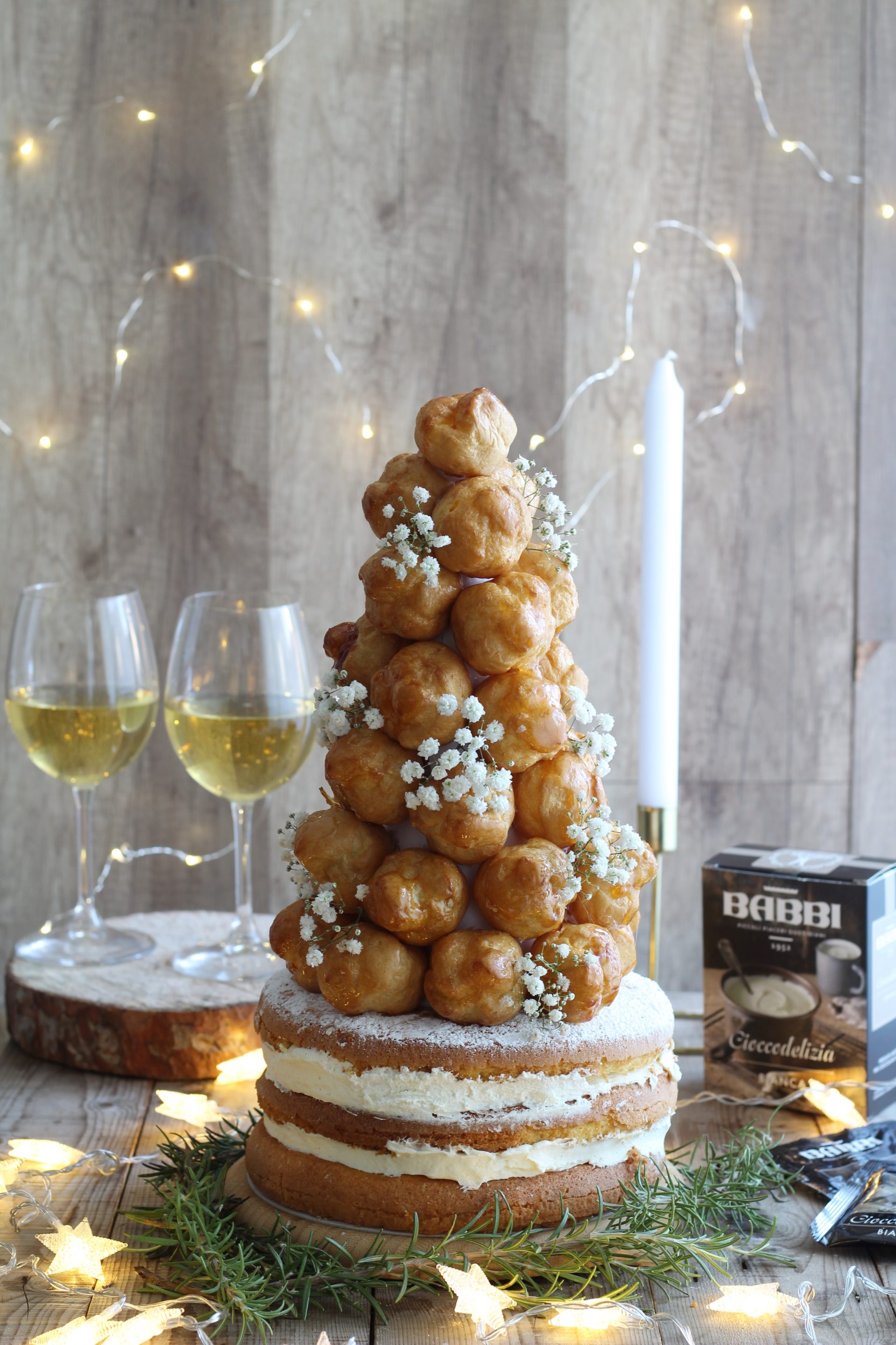 Naked Cake Di Natale Con Croquembouche Say Good