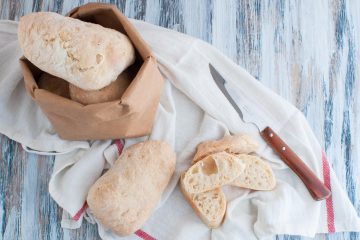 Ciabattine pane senza impasto